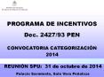 CONVOCATORIA CATEGORIZACI PowerPoint PPT Presentation