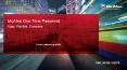 McAfee One Time Password PowerPoint PPT Presentation