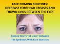 Rub Away Vertical Glabellar Lines Between The Eyes With Facial Aerobics PowerPoint PPT Presentation