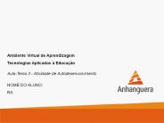 Ambiente Virtual de Aprendizagem