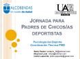 Jornada para Padres de Chicos/as deportistas PowerPoint PPT Presentation