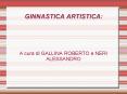 GINNASTICA ARTISTICA: PowerPoint PPT Presentation