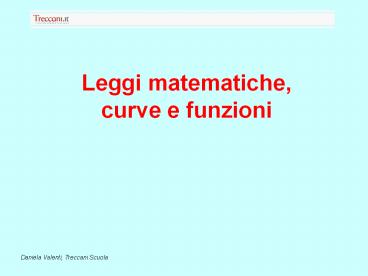 Grafici e funzioni al biennio superiore