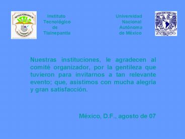 Instituto                    Universidad Tecnol