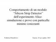 Comportamento di un modulo 