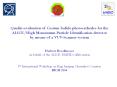 Quality-evaluation of Cesium Iodide photocathodes for the ALICE/High Momentum Particle Identification detector by means of a VUV-Scanner system PowerPoint PPT Presentation