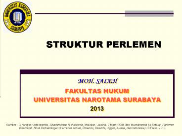 STRUKTUR PERLEMEN