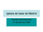 Iglesia de base de Madrid
