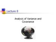 Analysis of Variance and Covariance