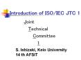 Introduction%20of%20ISO/IEC%20JTC%201 PowerPoint PPT Presentation