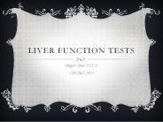 Liver function tests