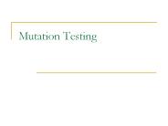 Mutation Testing
