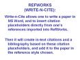 REFWORKS (WRITE-N-CITE): PowerPoint PPT Presentation