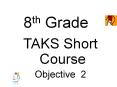 TAKS Short Course PowerPoint PPT Presentation