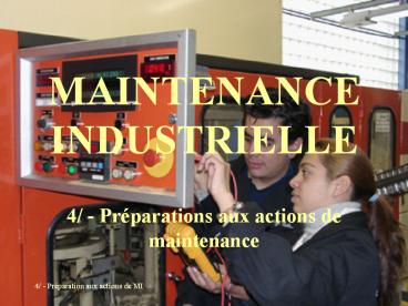 MAINTENANCE%20INDUSTRIELLE