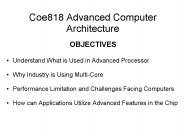 Coe818 Advanced Computer  Architecture