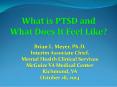 What is PTSD and What Does It Feel Like? PowerPoint PPT Presentation