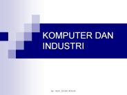 KOMPUTER DAN INDUSTRI