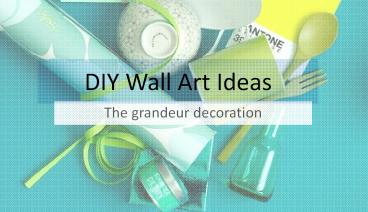 DIY Wall Art Ideas