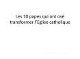 Les 10 papes qui ont os PowerPoint PPT Presentation