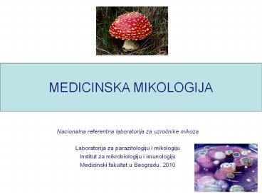 Nacionalna referentna laboratorija za uzrocnike mikoza