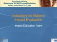 Indicators for Malaria Impact Evaluation PowerPoint PPT Presentation