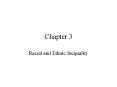 Racial and Ethnic Inequality PowerPoint PPT Presentation