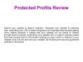 Protected Profits Review PowerPoint PPT Presentation