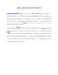 CCTV Surveillance System PowerPoint PPT Presentation