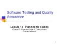 Software Testing and Quality Assurance PowerPoint PPT Presentation