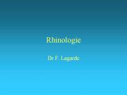 Rhinologie