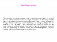 Gold Digger Your Online Business