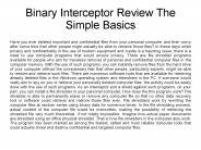 Binary Interceptor Review The Simple Basics