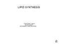 LIPID%20SYNTHESIS PowerPoint PPT Presentation