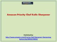 Amazon-Priority Chef Knife Sharpener