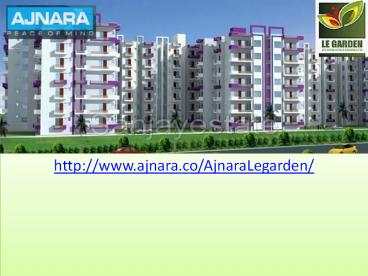 Ajnara Le Garden 2/3/4 BHK