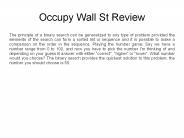 Occupy Wall St Software Review