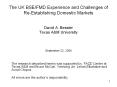 The UK BSE/FMD Experience and Challenges of Re-Establishing Domestic Markets PowerPoint PPT Presentation