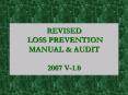 REVISED LOSS PREVENTION MANUAL PowerPoint PPT Presentation