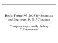 Book:%20Fortran%2095-2003%20for%20Scientists%20and%20Engineers,%20by%20S.%20J%20Chapman PowerPoint PPT Presentation