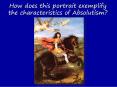 How does this portrait exemplify the characteristics of Absolutism? PowerPoint PPT Presentation