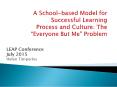 A School-based Model for Successful Learning Process and Culture: The  PowerPoint PPT Presentation