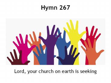 Lord, your church on earth is seeking