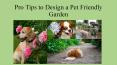 Pro Tips to Design a Pet Friendly Garden PowerPoint PPT Presentation