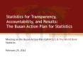 Statistics for Transparency, Accountability, and Results: The Busan Action Plan for Statistics PowerPoint PPT Presentation
