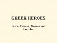 Greek Heroes