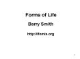 Forms of Life PowerPoint PPT Presentation