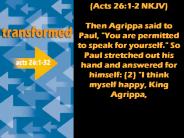 (Acts 26:1-2 NKJV)