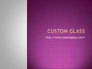 Custom Bent Glass
