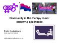Bisexuality in the therapy room: identity PowerPoint PPT Presentation